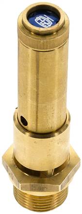 TÜV-Sicherheitsventil G 3/4" (DN10), 17,80 bar, Messing