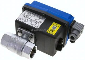 Elektr. Messing-Kugelhahn, G 1", 24 V (AC/DC) (Sanitär)