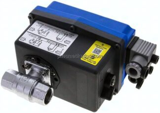 Elektr. Messing-Kugelhahn, G 1/2", 24 V (AC/DC) (Sanitär)