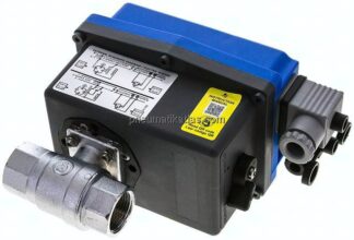 Elektr. Messing-Kugelhahn, G 3/4", 85 - 240 V (AC/DC) (Sanitär)