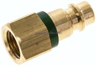 Kupplungsstecker (NW7,2) G 1/4"(IG), grün, Kreis Ø 12,5 mm