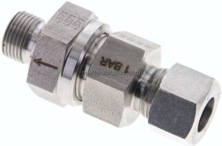 Hydraulik-Rückschlagventil 12 L (M18x1,5)-G 3/8", 1.4571