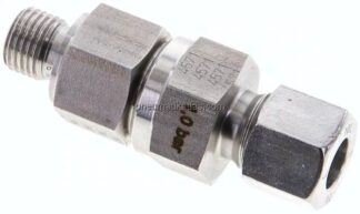 Hydraulik-Rückschlagventil 10 L (M16x1,5)-G 1/4", 1.4571