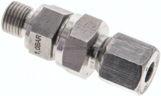Hydraulik-Rückschlagventil 8 S (M16x1,5)-G 1/4", 1.4571