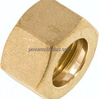 Überwurfmutter f. Klemmringverschraubung 15 (M20x1,5)mm, Messing