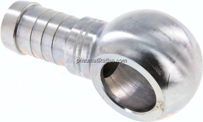 Schlauchnippel 26mm Ring, 21 - 22mm, Stahl verzinkt