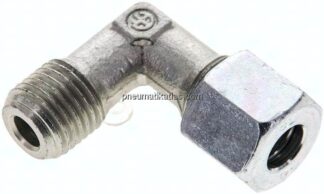 Winkel-Schneidringverschraub. NPT 1/4"-8 L (M14x1,5), Stahl verzinkt