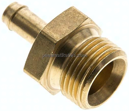 Gerader Steckanschluss G 3/8"-6mm innen, Messing