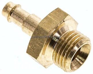 Gerader Steckanschluss G 1/8"-4mm innen, Messing