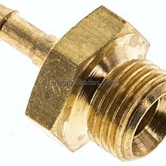 Gerader Steckanschluss G 1/8"-3mm innen, Messing