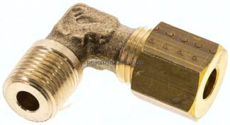 Winkel-Klemmringverschraubung R 1/8"-5 (M10x1)mm, Messing
