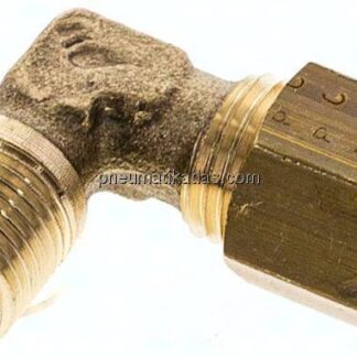 Winkel-Klemmringverschraubung R 1/8"-5 (M10x1)mm, Messing