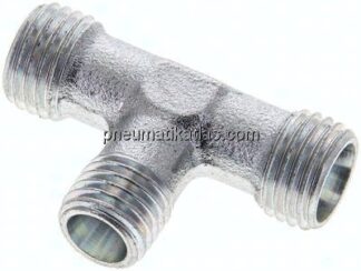 T-Schneidringverschraubung 8 L (M14x1,5)-6 L (M12x1,5)-8 L (M14x1,5), ohne Mutter & Schneidring, Sta