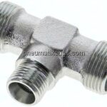 T-Schneidringverschraubung 15 L (M22x1,5)-10 L (M16x1,5)-15 L (M22x1,5), ohne Mutter & Schneidring,