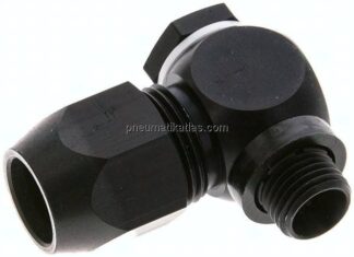 Winkel-Verschraubung G 1/4"-14x8mm, Aluminium