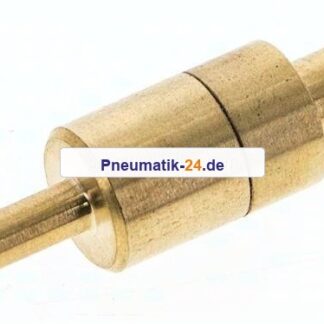 Kupplungsstecker (NW2,7) 3mm Schlauch, Messing