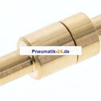 Kupplungsstecker (NW2,7) 5mm Schlauch, Messing