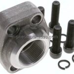 Flanschverschraubung 1-1/2"-SAE (3000 PSI), G 1-1/4" (IG)