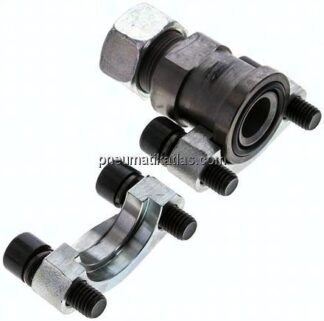 Gerade Flanschverschraubung 3/4"-SAE (3000 PSI), 18 L (M26x1,5)