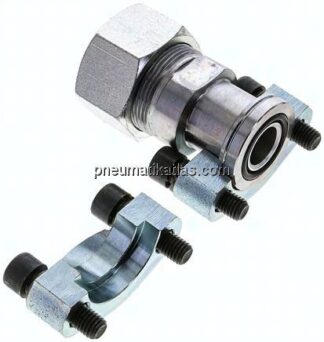 Gerade Flanschverschraubung 3/4"-SAE (6000 PSI), 30 S (M42x2)