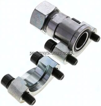Gerade Flanschverschraubung 1-1/4"-SAE (6000 PSI), 30 S (M42x2)