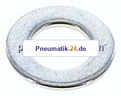 Unterlegscheibe, DIN 433, M 4 (4,3x8mm), Stahl verzinkt