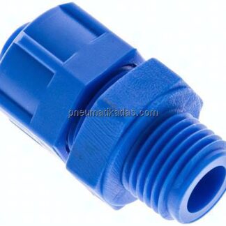 Gerade Verschraubung G 1/4"-10x8mm, Kunststoff (POM)
