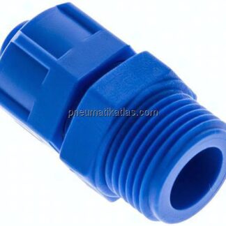 Gerade Verschraubung G 3/8"-10x8mm, Kunststoff (POM)