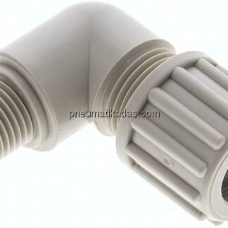 Winkel-Verschraubung G 1/4"-12x9mm, Polypropylen