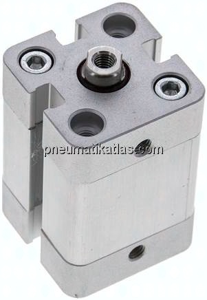 Kompaktzylinder, einfachwirkend, Kolben 20mm, Hub 15mm