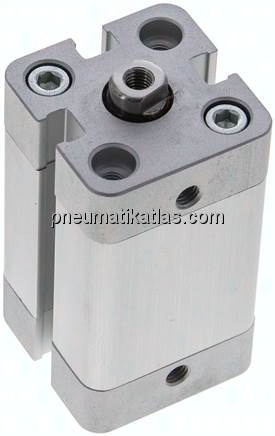 Kompaktzylinder, einfachwirkend, Kolben 20mm, Hub 25mm