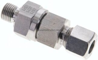 Hydraulik-Rückschlagventil 10 L (M16x1,5)-G 1/4", 1.4571