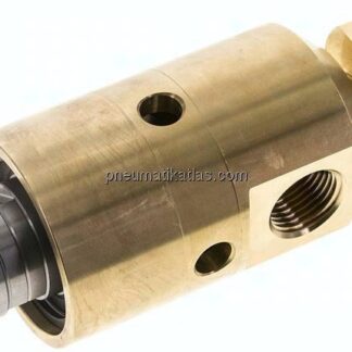 Drehdurchführ. G 1/2"-G 3/8", Welle-Rohr G 1/2" LH-13mm