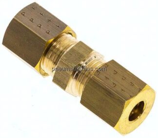 Gerade Klemmringverschraubung 5 (M10x1)mm, Messing