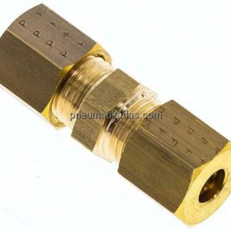 Gerade Klemmringverschraubung 5 (M10x1)mm, Messing