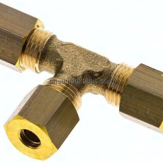 T-Klemmringverschraubung 5 (M10x1)mm, Messing