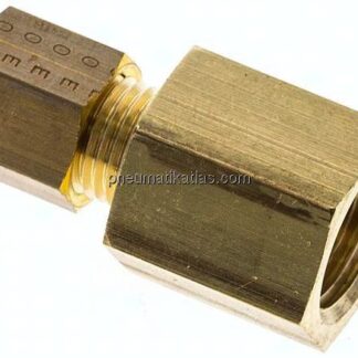 Aufschraub-Klemmringverschraubung G 1/4"-5 (M10x1)mm, Messing