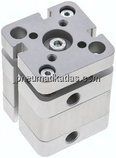 Kompaktzylinder, doppeltwirkend, Kolben 32mm, Hub 5mm