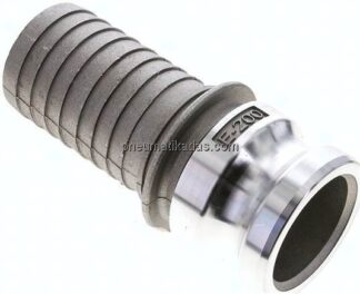 Kamlock-Stecker (E) 50 (2")mm Schlauch, Aluminium