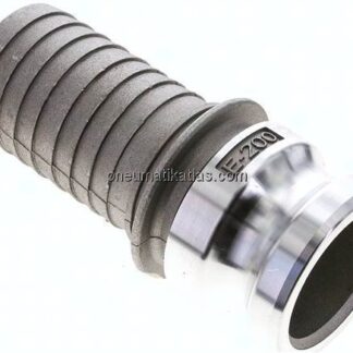 Kamlock-Stecker (E) 50 (2")mm Schlauch, Aluminium