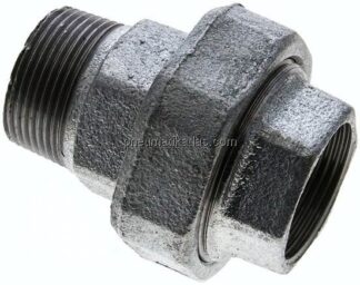 Verschraubung flach dichtend Rp/R 1-1/4" (IG/AG)