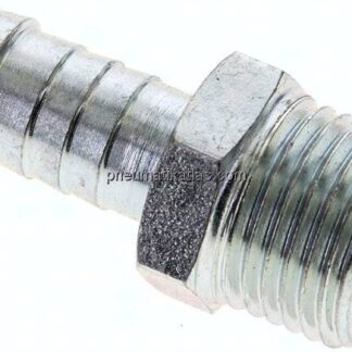 Schlauchnippel M 16x1,5 AG, 9 - 10mm, Stahl verzinkt