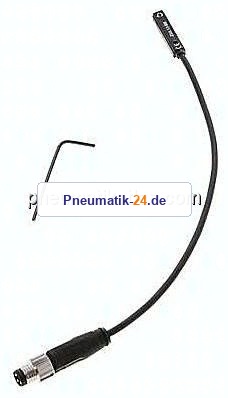 T-Nut (5mm) Zylinderschalter, 3-Leiter-Reed-Sensor, gelbe LED