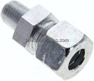 Gerade Schneidringverschr. NPT 1/4"-12 S (M20x1,5), Stahl verzinkt