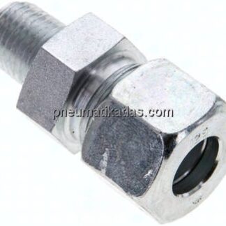 Gerade Schneidringverschr. NPT 1/4"-12 S (M20x1,5), Stahl verzinkt