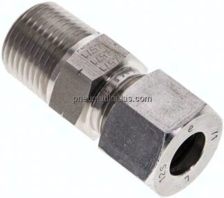 Gerade Schneidringverschr. NPT 1/2"-12 S (M20x1,5), 1.4571