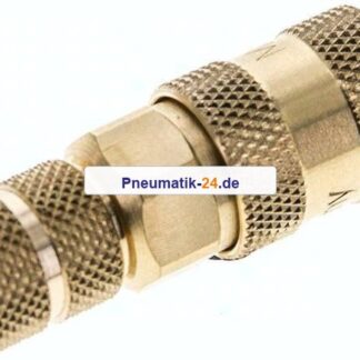 Kupplungsdose (NW2,7) 4,3x3mm Schlauch, Messing