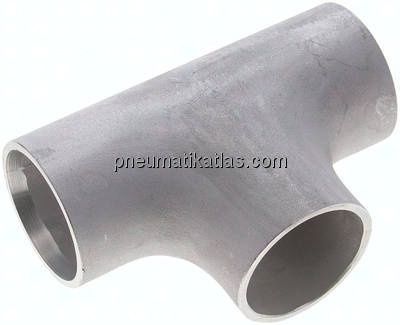 T-Stück 48,3x2,6mm, 1.4571 geschweißt, EN 10253 Typ A (DIN 2615)