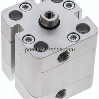 Kompaktzylinder, einfachwirkend, Kolben 32mm, Hub 10mm