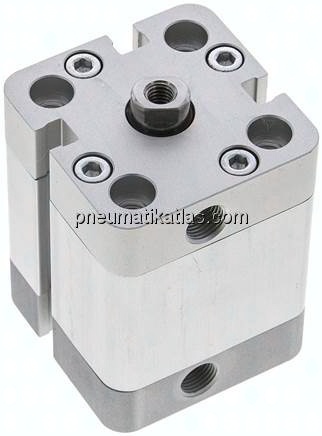 Kompaktzylinder, einfachwirkend, Kolben 32mm, Hub 20mm